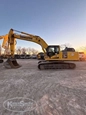 Side of used Excavator